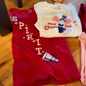 Gymboree 2 l/s Cheer shirts size 9 - one NWT